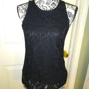Self esteem lacey tank size small